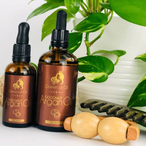 argan oil with essence of coconut